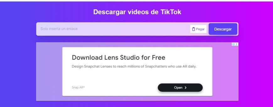 Descargar Videos de TikTok: Sin Marca, HD, MP3, MP4