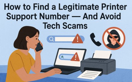 How to Find a Legitimate Printer Support Number — And Avoid Tech Scams