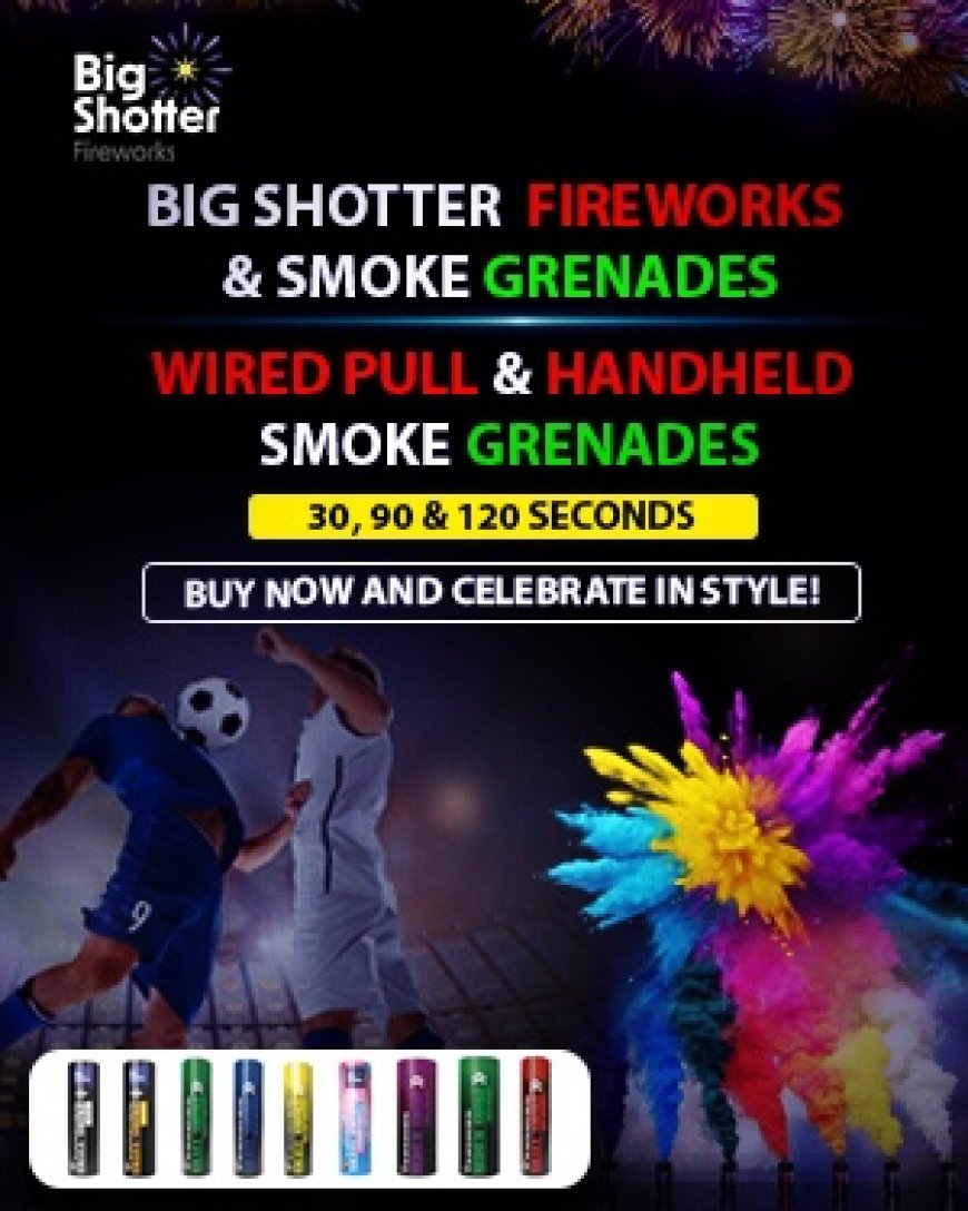 Red Flares vs. Smoke Flares - Big Shotter Fireworks