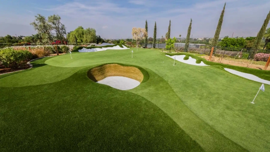 Artificial Grass Lawn Installation for Pet-Friendly Backyards