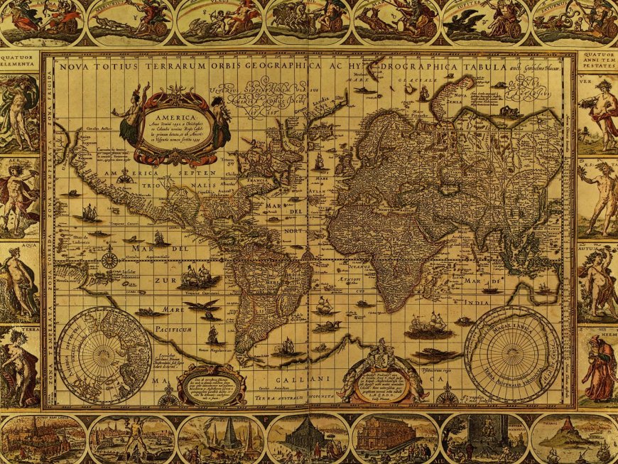 Timeless Treasures: Discover the World of Original Collectible Maps for Sale