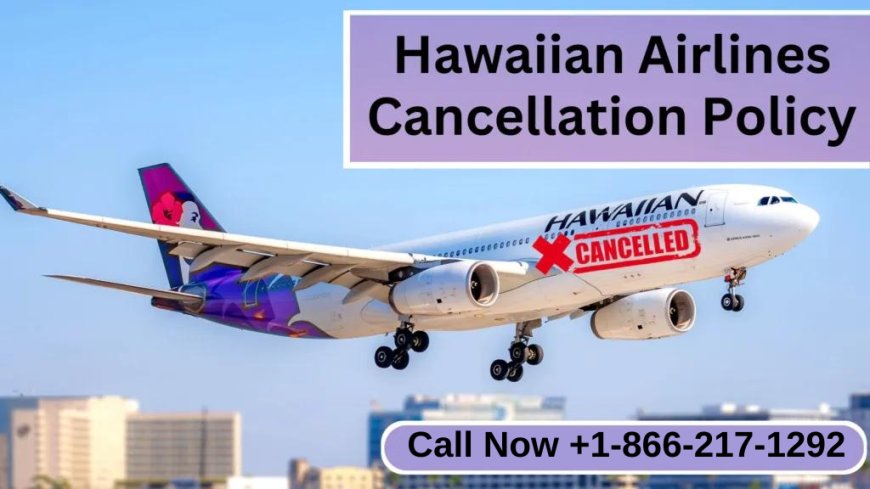 Easy Guide to the Hawaiian Airlines Cancellation Policy
